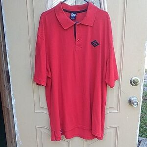 Enyce Red Men's Polo Shirt 4X